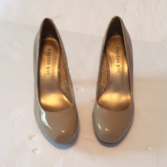 Madden Girl Nude heels Sz 6.5 - Picture 4 of 16